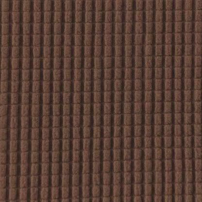 Easy-Going Stretch Loveseat Couch Covers Washable Brown | 1-Piece Loveseat - Image 5