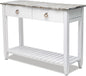 Sea Wind Florida Picket Fence Wood Console Table by LineageCollections