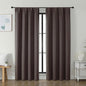 Simplebrand Ava Chocolate Blackout Curtains by Simplebrand