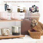 Coffee Mug Holder Wooden Cup Station Organizer 3 Tier Cup Holder for Coffee Bar Mug Display Rack for Countertop Mug Holder Shelf for Home Kitchen Walnut Wood