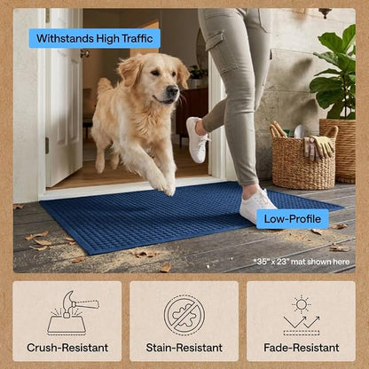 GORILLA GRIP® Ultra Absorbent Front Door Mat Outside Entrance, Traps Dirt and - Image 6