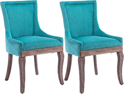 Modern Dining Chairs Set of 2, High Back Dining Chairs Side Chairs by MZDOO