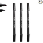 Dual Tips Food Coloring Pens，3PCS Black Color Food Grade and Edible Marker,Gourmet Writers for Decorating Fondant,Cakes, Cookies, Frosting, Easter Eggs, Thick Tip and Fine Tip, by Edibleink