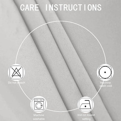 Light Grey Blackout Curtains 38 x 63 Inch Length/Set of 2 Curtain - Image 4