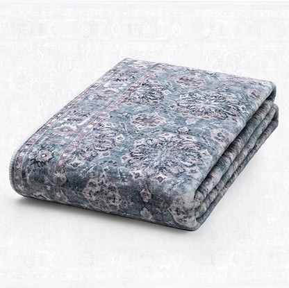 SERISSA 8x10 Washable Non Slip Floral Boho Area Rug - Image 5