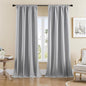 Joydeco Faux Linen Blackout Curtains by JOYDECO