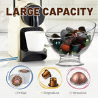 2-Pack Coffee Pod Holder, Plastic Coffee Capsule Organizer, Creamer Container for Coffee Bar, Countertop