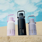 BJPKPK Insulated 40oz Thermos Water Bottle with Lid and Carry Handle Dishwasher Safe Stainless Steel Water Bottles,Pink Pearl