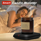 PUSEE Large Candle Warmer Plate with 6H Auto Shut Off, Coffee Mug Warmer with 3 Temp Settings,Wax Candle Warmer Safely Releases Scents Without a Flame,Tea Cup Warmer for Desk in Your Home & Office