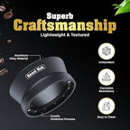 58mm Magnetic Dosing Funnel for Portafilter Espresso Machine ~ High Strength 12 Magnet Design ~ Fits Most Express Coffee Machines ~ Home Barista Espresso Portafilter Adapter ~ UK Brand