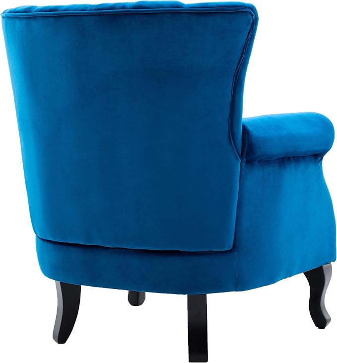 Accent Chairs Set of 2 with Arm Comfy Living Room Chair Mid-Century Modern - Image 5