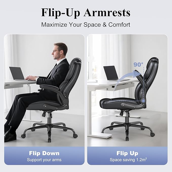 AnyGod Executive Office Chair, Comfy Ergonomic Computer Desk Chairs - Image 6