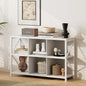 6 Cube Storage Organizer Bookshelf, Industrial Horizontal Bookcase, Accent by Unknown