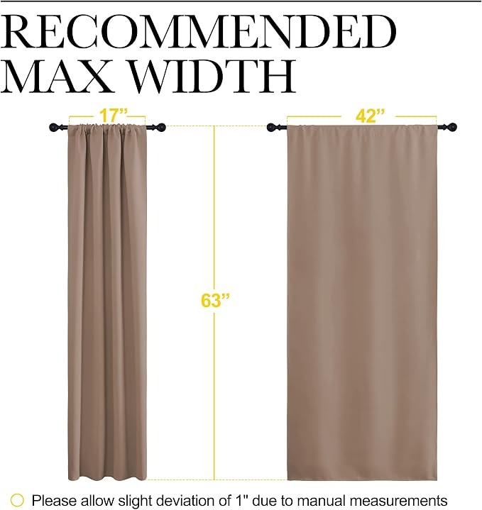 NICETOWN Kids Blackout Curtain Panels - Image 8
