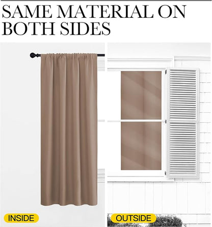 NICETOWN RV Blackout Curtains for Camper Windows, Window Treatment Thermal - Image 6