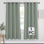 NICETOWN Sage Green Blackout Family Home Curtain by NICETOWN