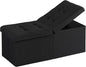 35-INCH Storage Ottoman Bench, Footrest by Unknown