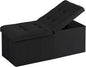 30.5-INCH Storage Ottoman Bench, Footrest by Unknown