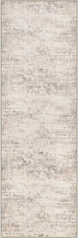 3x8 Washable Runner Rug：Modern Abstract Soft Carpet Brown Beige | by FXRHLP