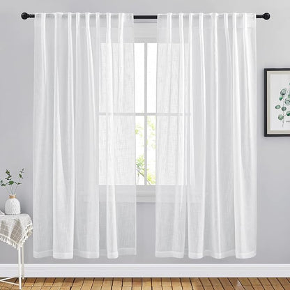 NICETOWN Semi Sheer Window Curtain Panels by NICETOWN