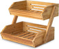 Merysen 2 Tier Wooden Fruit Basket by GaHOMEFAVOR