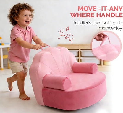 Snuggly Toddler Chair, Soft Kids Sofa - Image 4