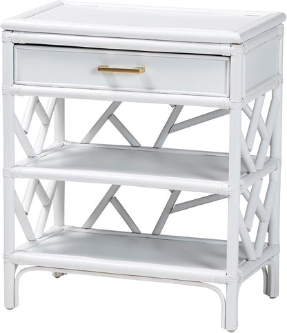 Bali & pari Daina Natural Rattan Nightstand - Image 3