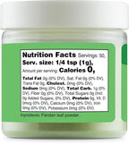 Nutricost Green Plant Based Food Coloring From Pandan Leaf Powder (50 Servings) - Nutricolor Color Alternative For Food & Beverages
