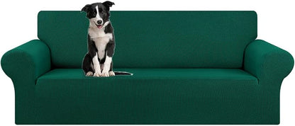 Stretch Oversized Couch Covers for Sofa Slipcover, Hunter | 1-Piece Washable by KEKUOU