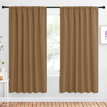 NICETOWN Bedroom Window Curtain Panels, 2 Panels, 62 in x 72 in, Window by NICETOWN