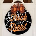 Halloween Stencils for Painting on Wood 12inch Large Reusable Halloween Stencil for Door Hanger Round Skeleton Ghost Boo Templates for Door Mat Fabric