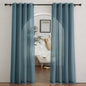 NICETOWN Sheer Linen Curtains 84 inch Long by NICETOWN