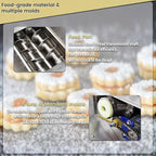 Commercial Dough Divider Multifunction Electric Dough Cutting Machine Can be Used to Process Dough 2.47oz-10.58oz(70g-300g) for Pizza, Desserts, Biscuits, etc 110V