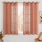Light Filtering Linen Curtains 54 inches Long by LAMIT