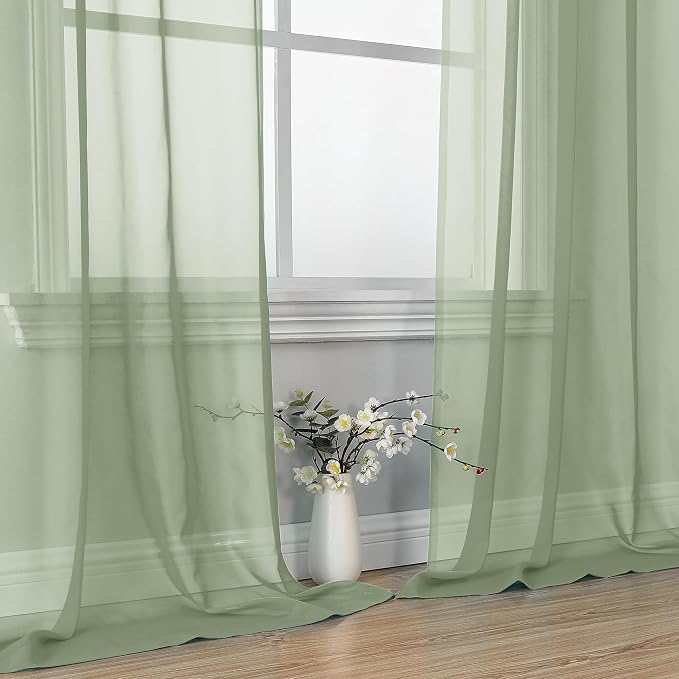 2 Pieces Bedroom Curtains 96" Length - Image 5