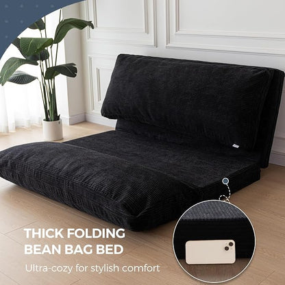 MAXYOYO Folding Sofa Bed, Extra Thick and Long Floor Sofa Convertible Sleeper - Image 8