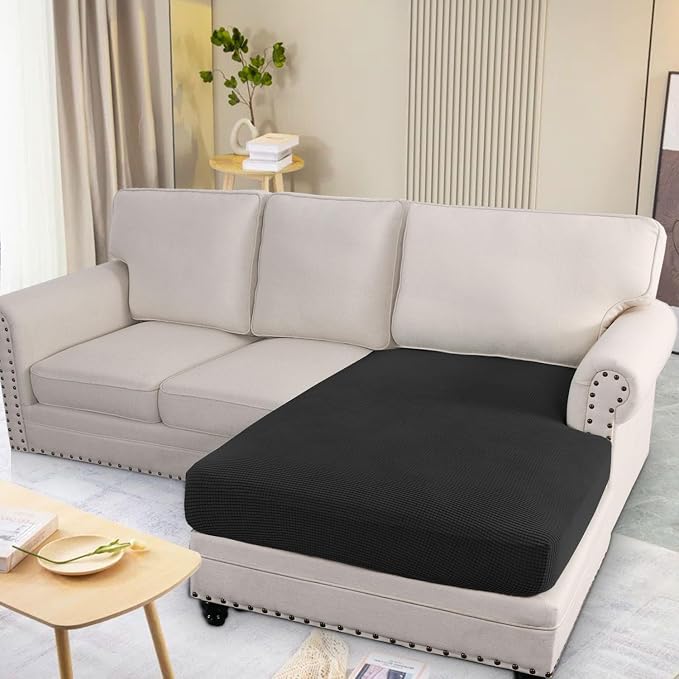 H.VERSAILTEX Super Stretch Individual Chaise Cover Sectional Couch Covers - Image 2