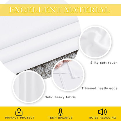 NICETOWN Sliding Door Curtain Window Treatment, Energy Smart Thermal Insulated - Image 4