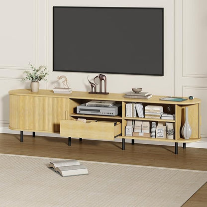 86.6" Mid-Century TV Stand - Image 3