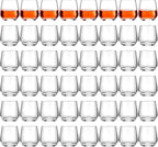 Zopeal 48 Pack Shot Glasses 3.25 oz Tequila Whiskey Tasting Glass Cups Small Liquor and Spirit Bar Shooter for Drinking Tasting Espresso Beer Juice