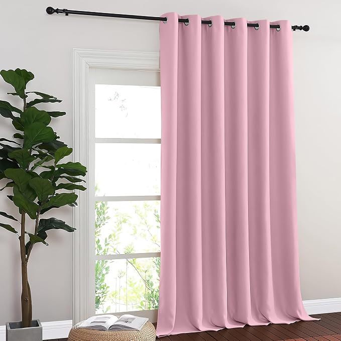 NICETOWN Sliding Door Curtain 108 Inches Long - Image 7