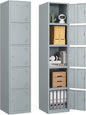 71" Metal Storage Locker With 5 Doors by Anxxsu