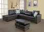 Wakefit Sectional Sofa Couch, Modern 4-Seaters Living Room Furniture Sets by Wakefit