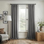 INOVADAY Blackout Curtains, 2-Panel Linen Textured 100% Thermal Insulated Room by INOVADAY