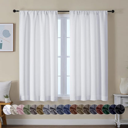 Simplebrand Ava Pure White Curtains by Simplebrand