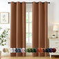 MIULEE Blackout Curtains for Bedroom 2 Panels 40 x 72 Inch Long Sun Baked | by MIULEE