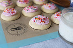 Silicone Baking Mats For Cookies, Full Size Baking Sheet Liners, Pack Of 2, 17 X 25 Inch, Non-Stick, Baking Mats Silcone, Perfect For Baking Macarons Cookies And Cakes