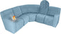 ALIECOM 100% Waterproof Recliner Sectional Couch Covers L Shape Stretch Corner by ALIECOM