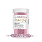 BAKELL Pink Rose Edible Glitter, 25 Grams | TINKER DUST Edible Glitter | KOSHER Certified | 100% Edible Glitter | Cakes, Cupcakes, Cake Pops, Drinks, Dessert Vegan Glitter & Dusts (25g, Pink Rose)