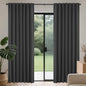 Joydeco Blackout Curtains 84 Inch Length 2 Panels Set, Thermal Insulated Black by JOYDECO